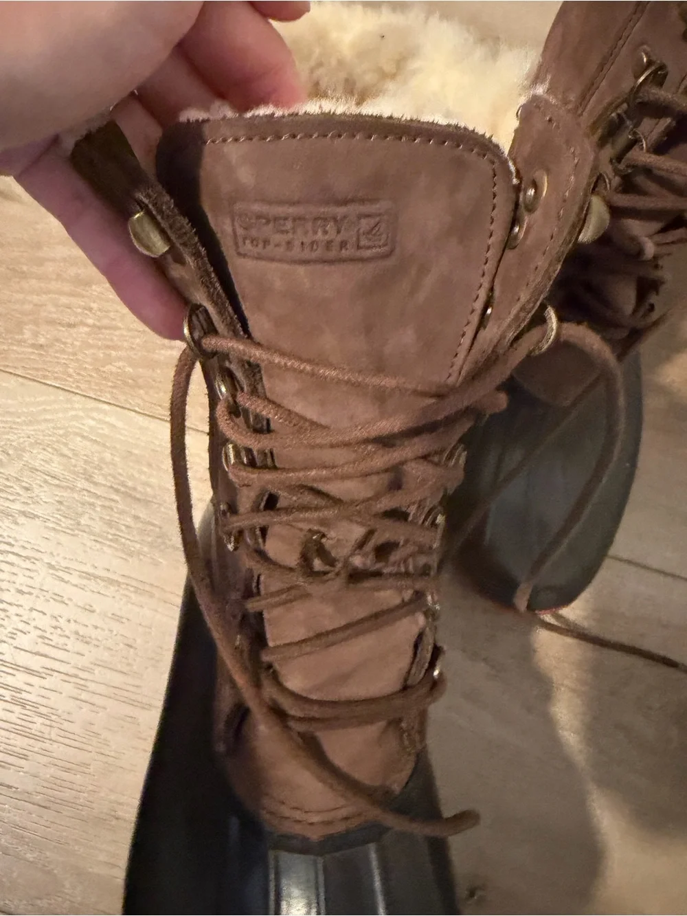 Sperry winter duck boots women’s size 8
